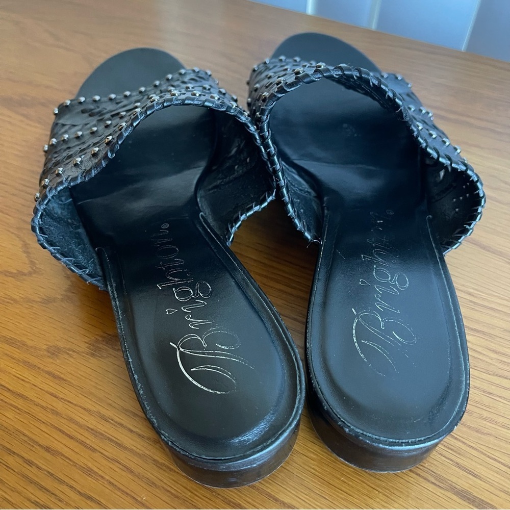 Brighton Neo Mule Leather Sandals Black Size 9.5 - Picture 11 of 16